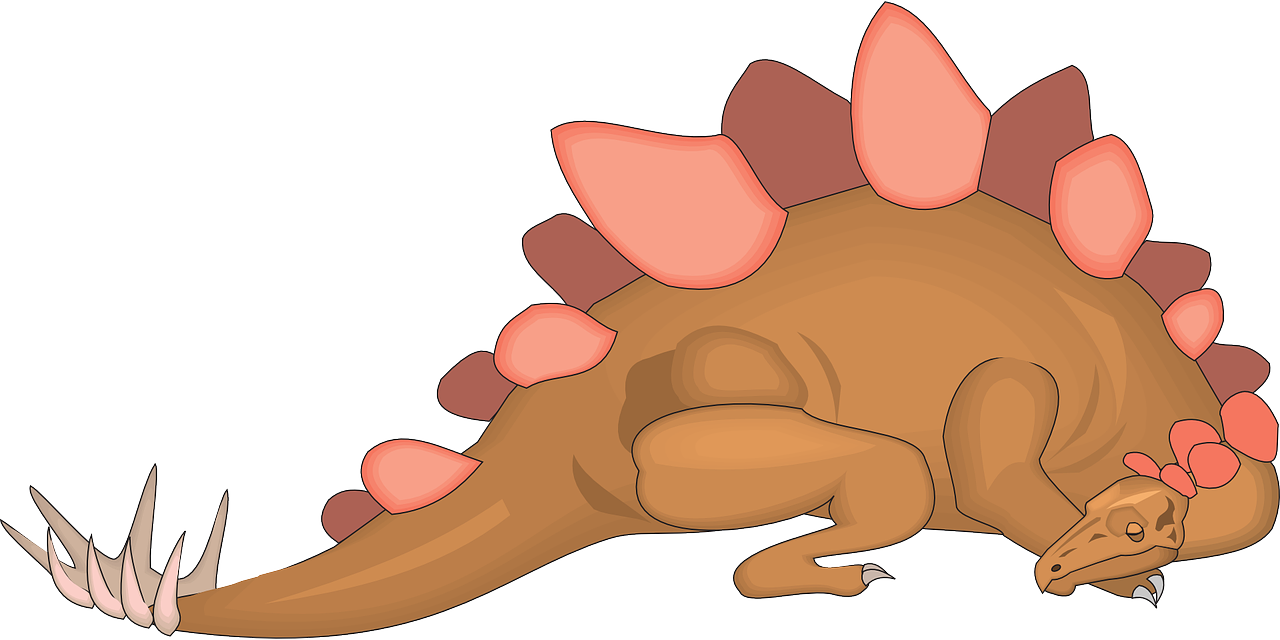 Schlafender Dinosaurier